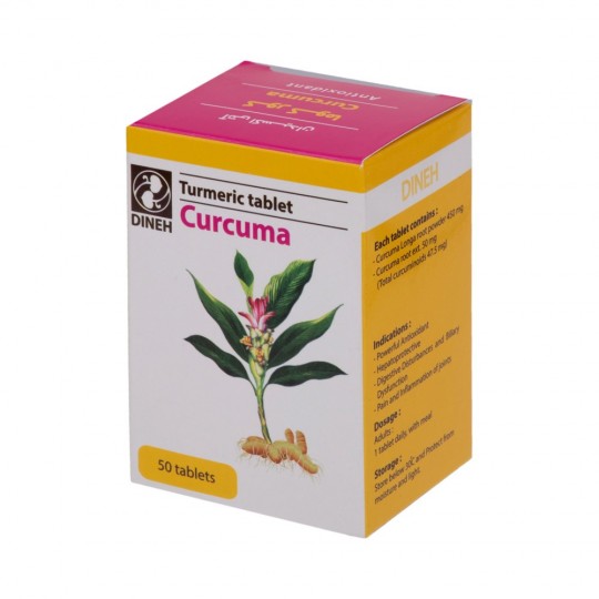 Curcuma Turmeric Tablet Dineh Herboca Online Herb Shop